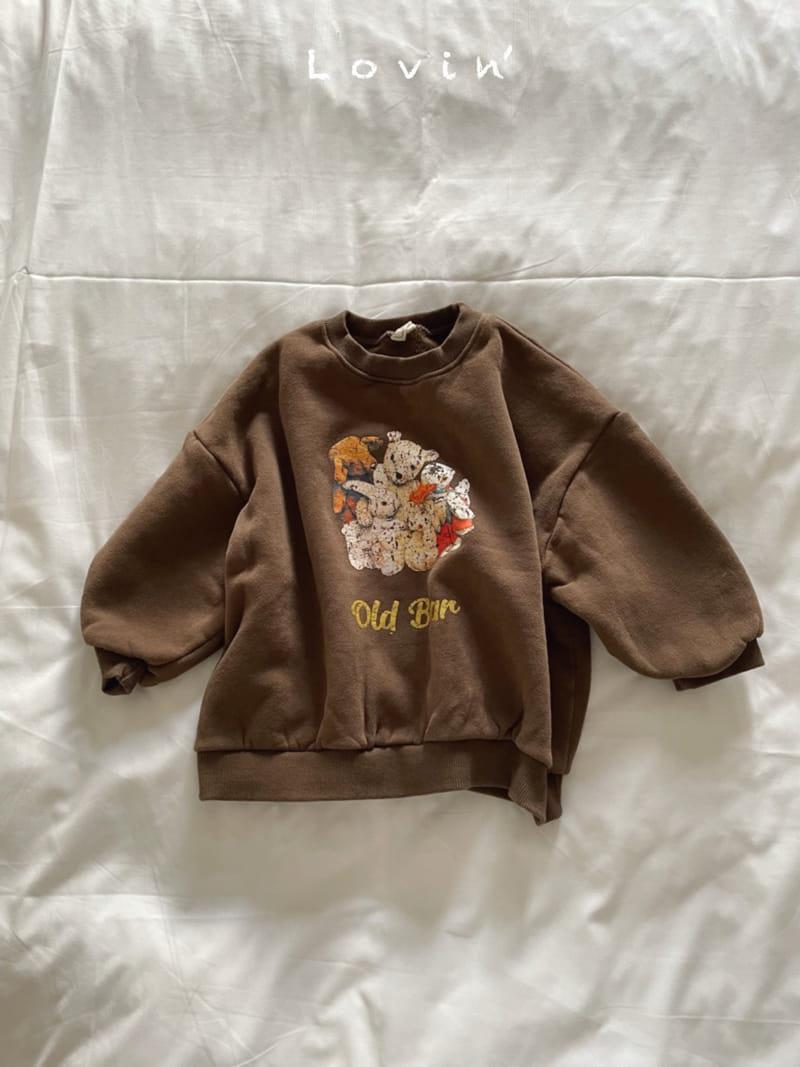 LOVIN - Korean Children Fashion - #Kfashion4kids - Old Bear Sweatshirt - 5