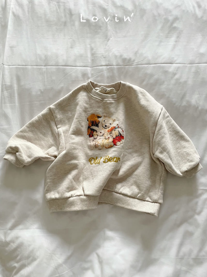 LOVIN - Korean Children Fashion - #Kfashion4kids - Old Bear Sweatshirt - 6