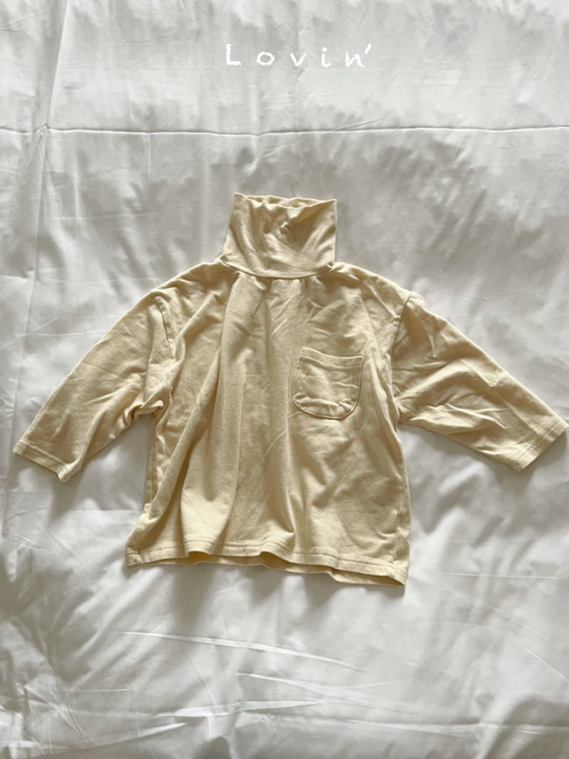 LOVIN - Korean Children Fashion - #Kfashion4kids - Loose Turtleneck Tee