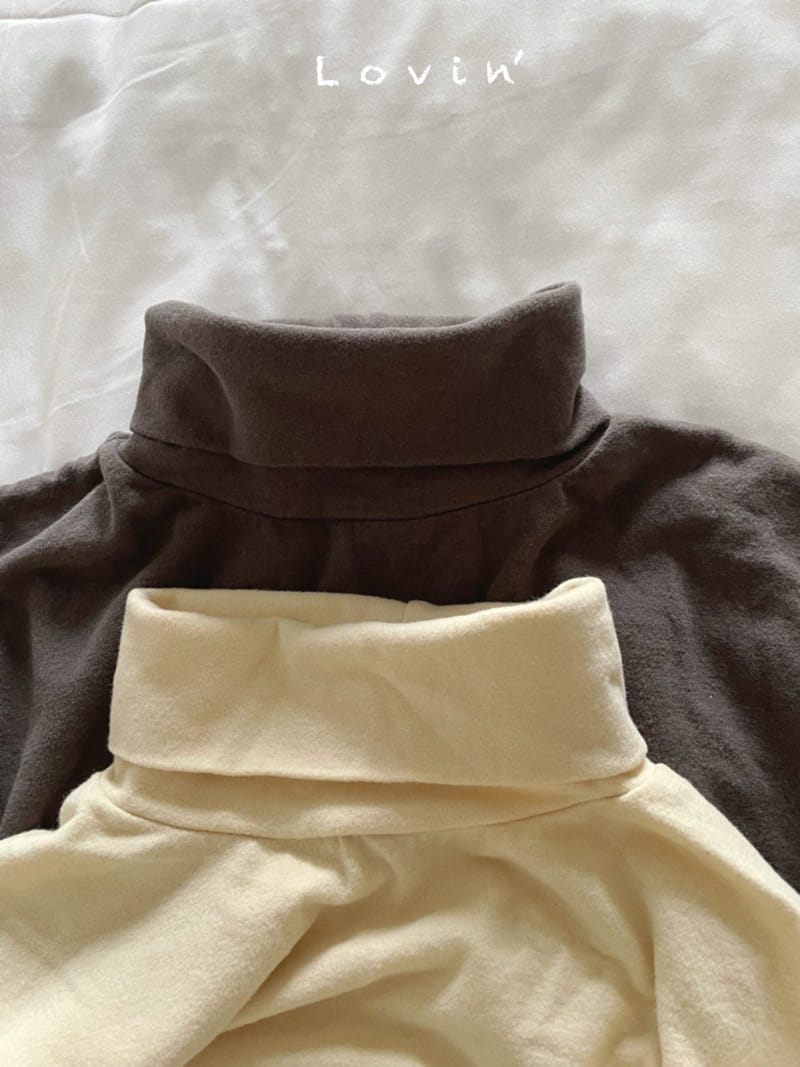 LOVIN - Korean Children Fashion - #Kfashion4kids - Loose Turtleneck Tee - 4