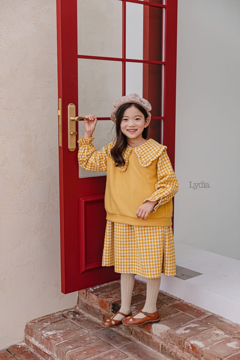 LYDIA - Korean Children Fashion - #Kfashion4kids - Check One-piece - 11