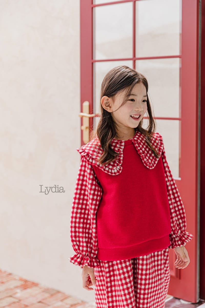 LYDIA - Korean Children Fashion - #Kfashion4kids - Check One-piece - 4