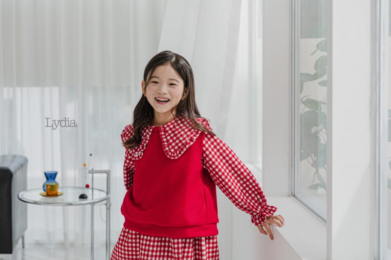 LYDIA - Korean Children Fashion - #Kfashion4kids - Check One-piece - 6