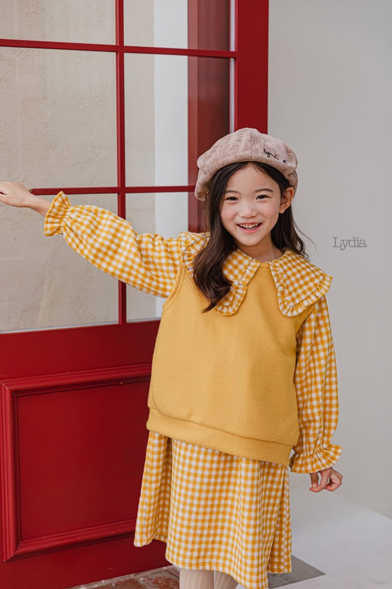 LYDIA - Korean Children Fashion - #Kfashion4kids - Check One-piece - 9