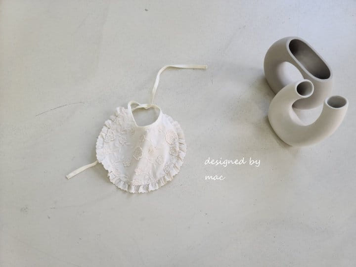 MAC - Korean Children Fashion - #Kfashion4kids - Solid Flower Bib - 2