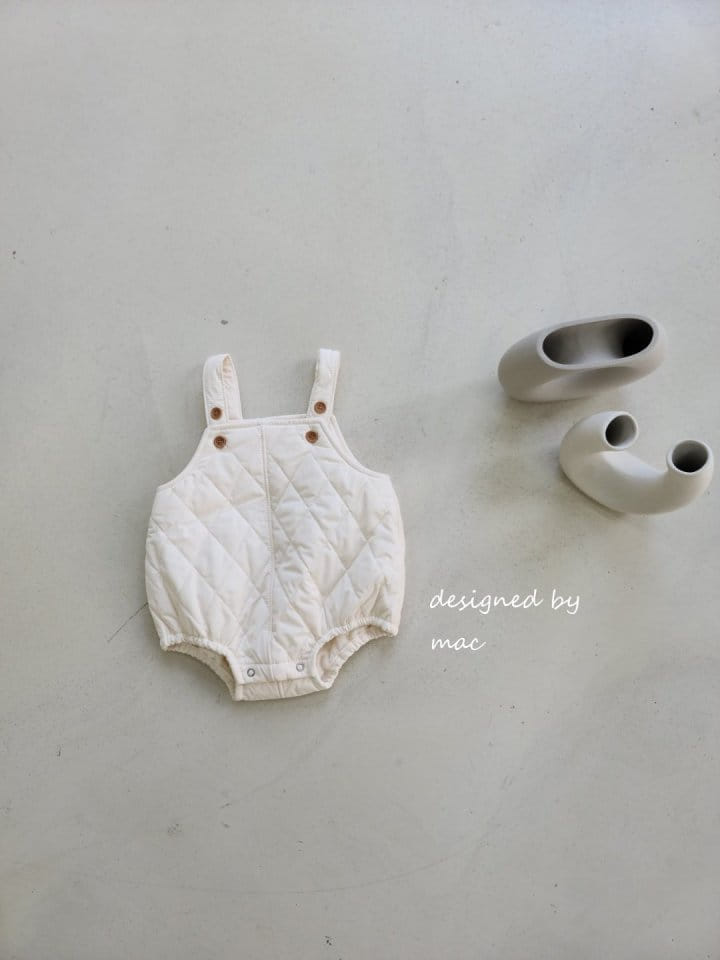 MAC - Korean Children Fashion - #Kfashion4kids - Sha Dungarees Bodysuit - 2