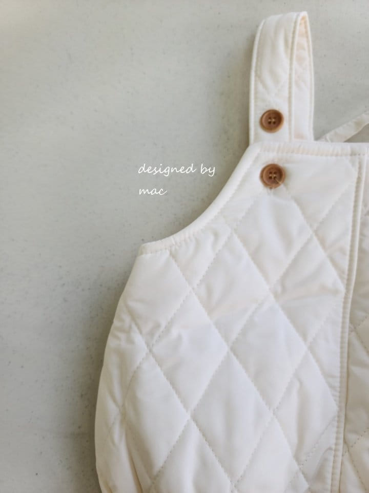 MAC - Korean Children Fashion - #Kfashion4kids - Sha Dungarees Bodysuit - 3