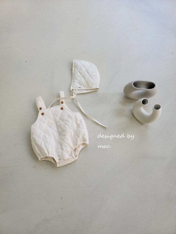 MAC - Korean Children Fashion - #Kfashion4kids - Sha Dungarees Bodysuit - 6