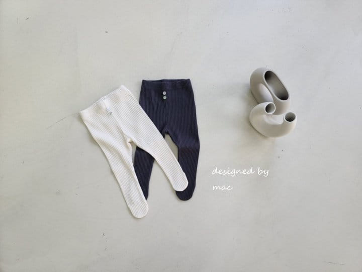 MAC - Korean Children Fashion - #Kfashion4kids - Button Foot Leggings