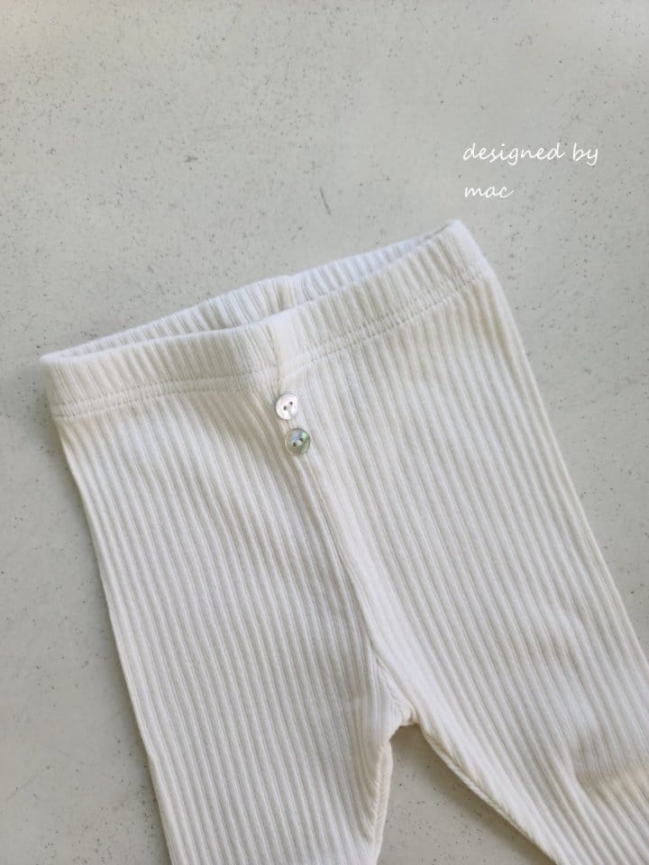 MAC - Korean Children Fashion - #Kfashion4kids - Button Foot Leggings - 3
