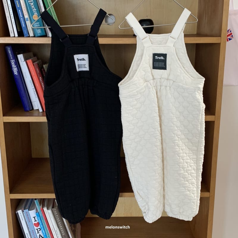 MELON SWITCH - Korean Children Fashion - #Kfashion4kids - Buckle Quilting Dungarees - 11