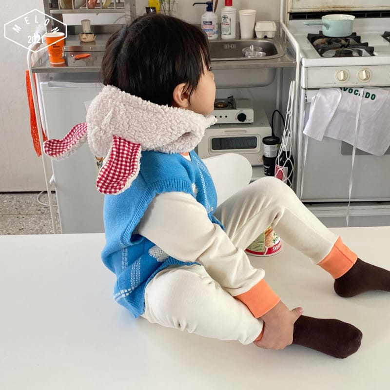 MELON SWITCH - Korean Children Fashion - #Kfashion4kids - Flower Knit Vest - 9