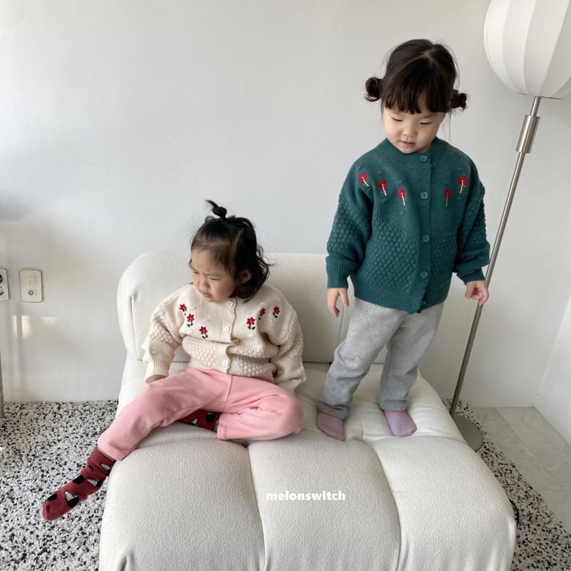 MELON SWITCH - Korean Children Fashion - #Kfashion4kids - Flower Bon Bon Cardigan - 7