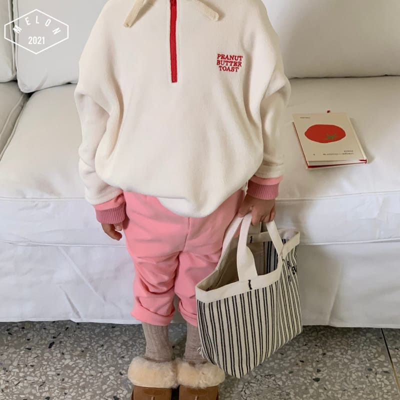 MELON SWITCH - Korean Children Fashion - #Kfashion4kids - Peanuts Half Zip-up - 4