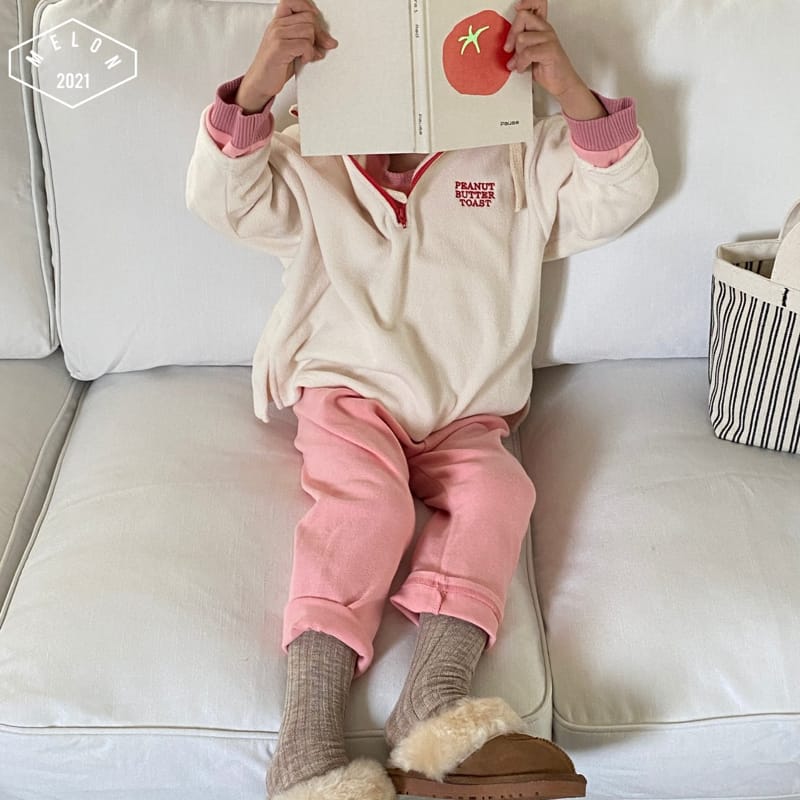 MELON SWITCH - Korean Children Fashion - #Kfashion4kids - Peanuts Half Zip-up - 6