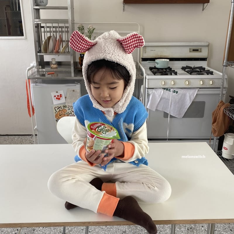 MELON SWITCH - Korean Children Fashion - #Kfashion4kids - Rabbit Check Hat - 2