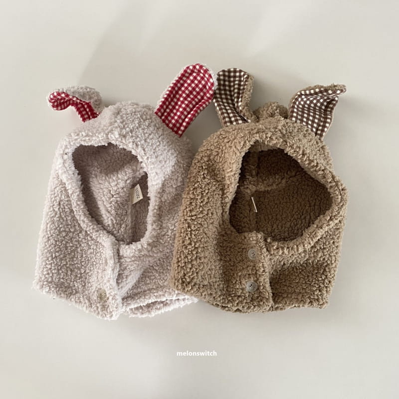 MELON SWITCH - Korean Children Fashion - #Kfashion4kids - Rabbit Check Hat - 5
