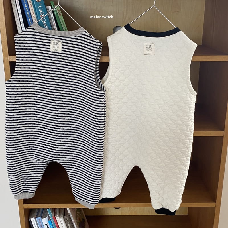 MELON SWITCH - Korean Children Fashion - #Kfashion4kids - Marlangi Quilting Sleep Wear Bodysuit - 11