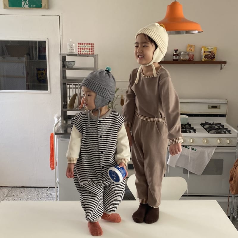 MELON SWITCH - Korean Children Fashion - #Kfashion4kids - Marlangi Quilting Sleep Wear Bodysuit - 12