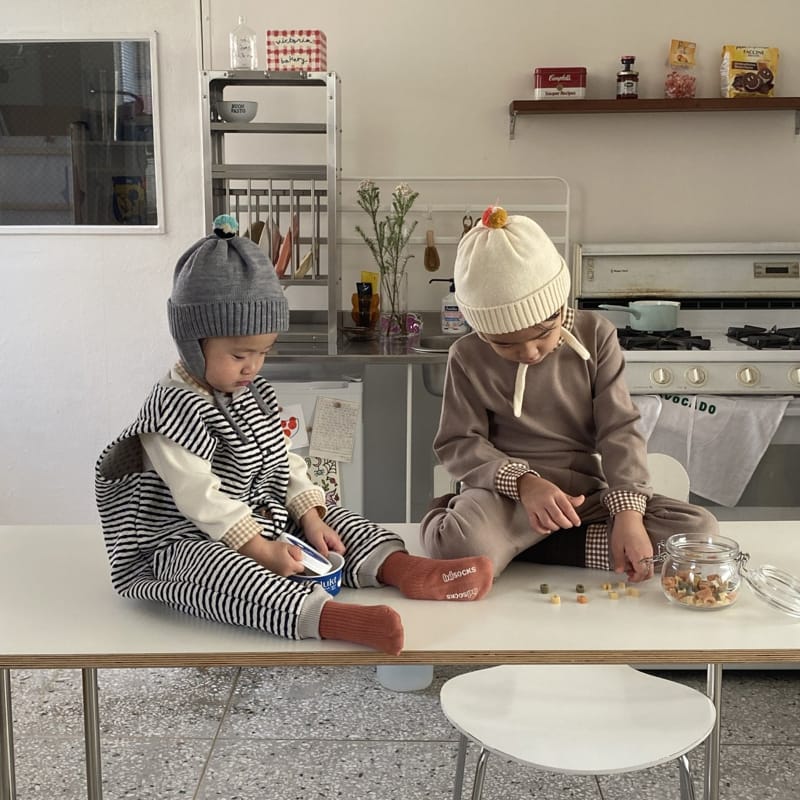 MELON SWITCH - Korean Children Fashion - #Kfashion4kids - Marlangi Quilting Sleep Wear Bodysuit - 2