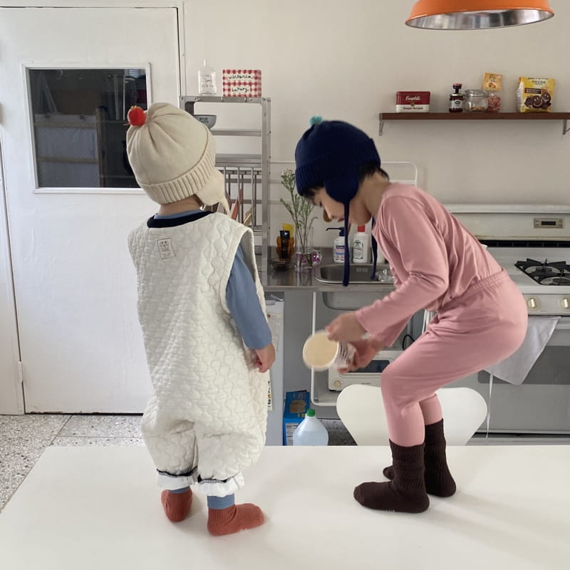 MELON SWITCH - Korean Children Fashion - #Kfashion4kids - Marlangi Quilting Sleep Wear Bodysuit - 9
