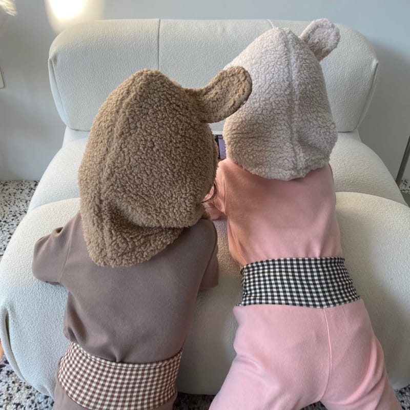 MELON SWITCH - Korean Children Fashion - #Kfashion4kids - Check Bonbon Easywear