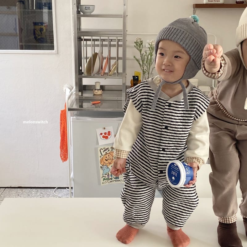 MELON SWITCH - Korean Children Fashion - #Kfashion4kids - Check Bonbon Easywear - 10
