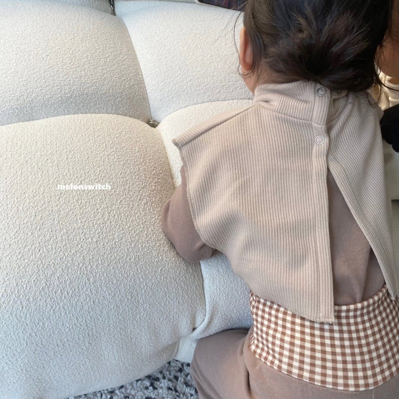 MELON SWITCH - Korean Children Fashion - #Kfashion4kids - Check Bonbon Easywear - 2