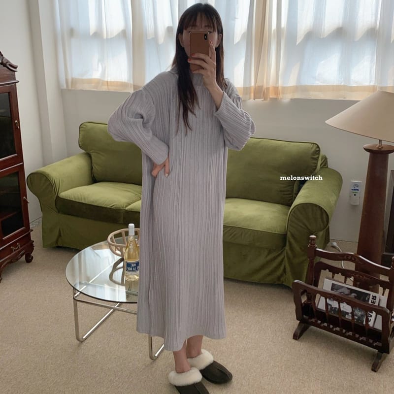 MELON SWITCH - Korean Children Fashion - #Kfashion4kids - Mom Knit Pleats One-piece - 5