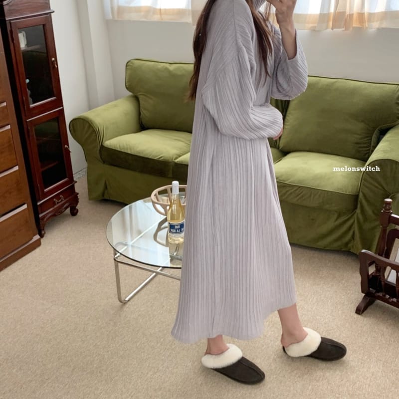 MELON SWITCH - Korean Children Fashion - #Kfashion4kids - Mom Knit Pleats One-piece - 8