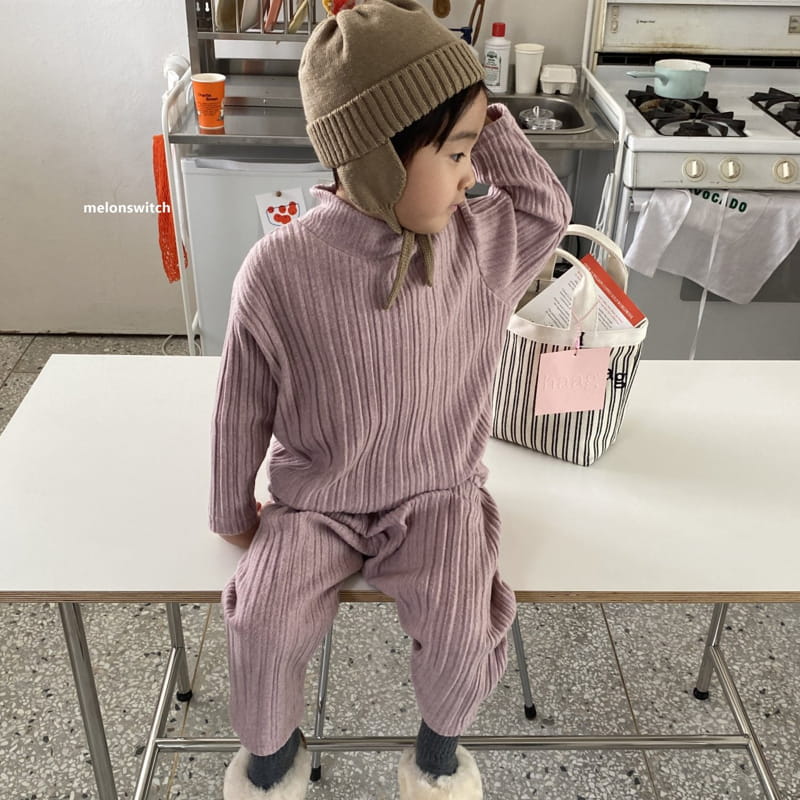 MELON SWITCH - Korean Children Fashion - #Kfashion4kids - Lknit Pleats Top Bottom Set  - 12