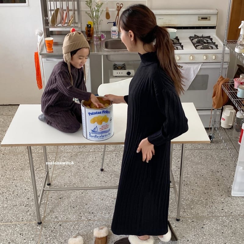 MELON SWITCH - Korean Children Fashion - #Kfashion4kids - Lknit Pleats Top Bottom Set  - 4