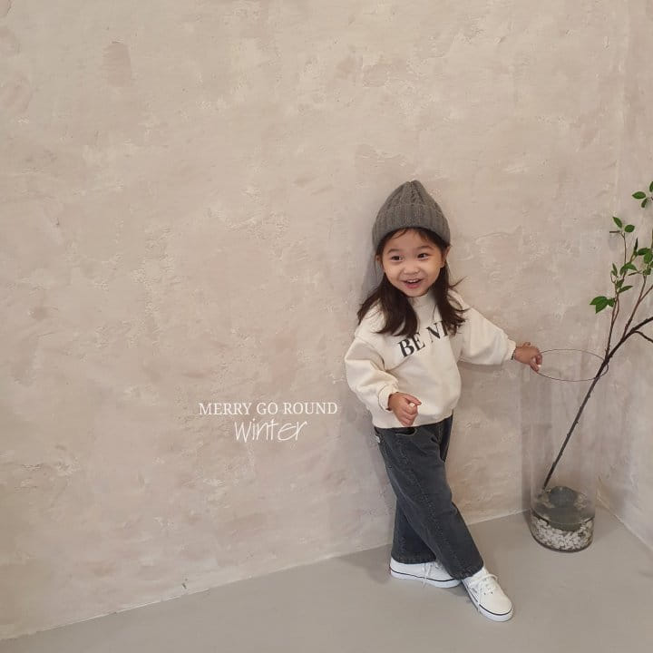 MERRY GO ROUND - Korean Children Fashion - #Kfashion4kids - Be Nice Sweatshirt - 3