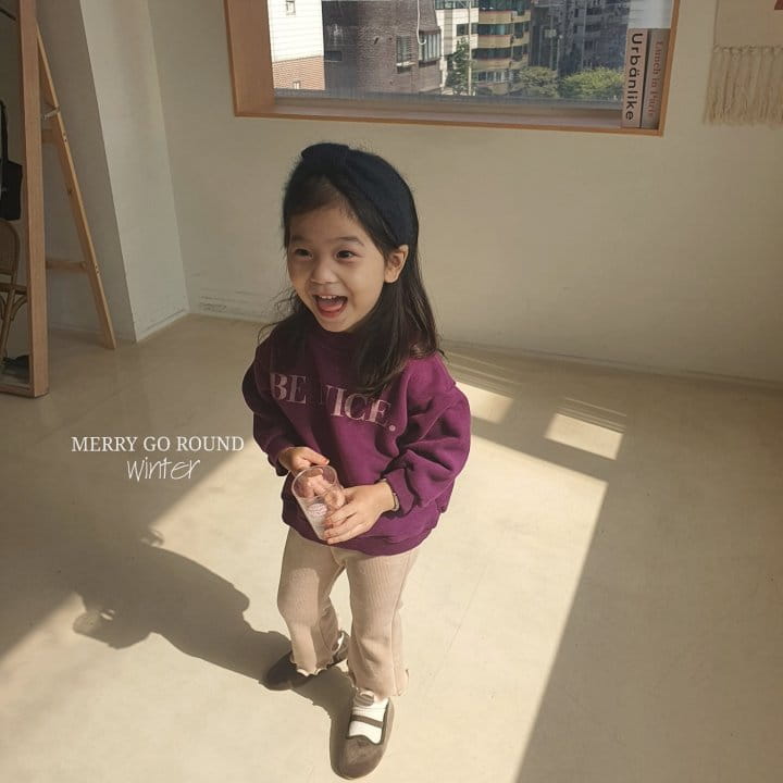 MERRY GO ROUND - Korean Children Fashion - #Kfashion4kids - Be Nice Sweatshirt - 9