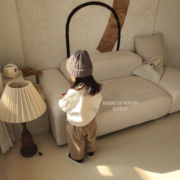 MERRY GO ROUND - Korean Children Fashion - #Kfashion4kids - Funny Smile Sweatshirt - 7