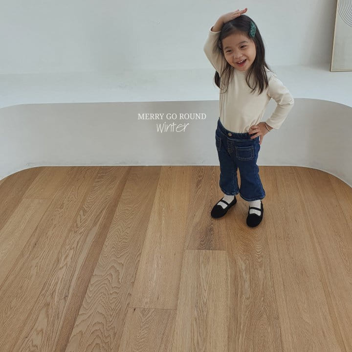 MERRY GO ROUND - Korean Children Fashion - #Kfashion4kids - Pocket Fleece Bootscut