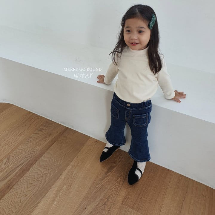 MERRY GO ROUND - Korean Children Fashion - #Kfashion4kids - Pocket Fleece Bootscut - 3