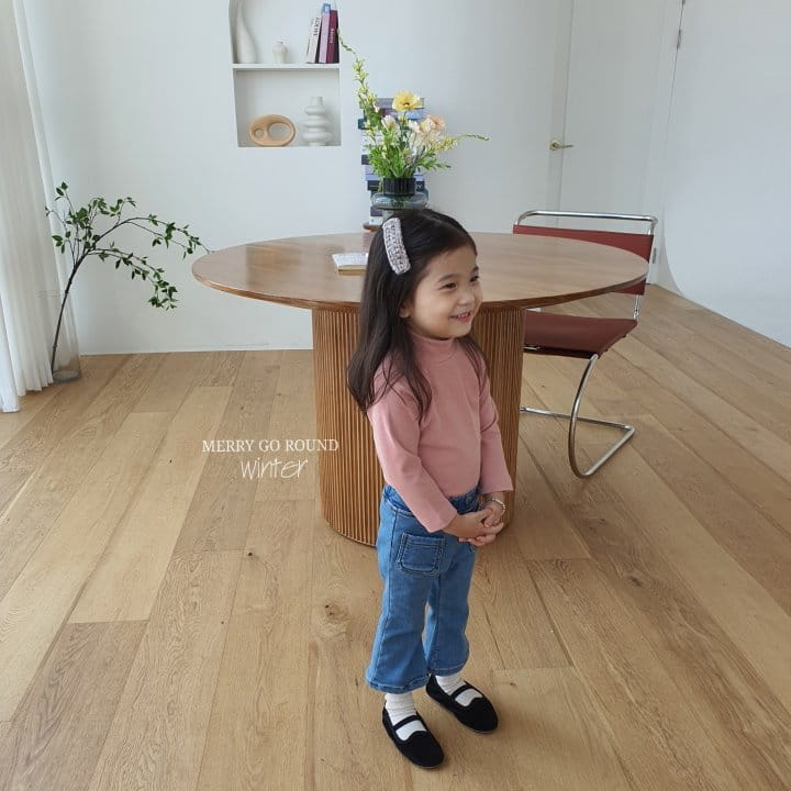 MERRY GO ROUND - Korean Children Fashion - #Kfashion4kids - Pocket Fleece Bootscut - 6