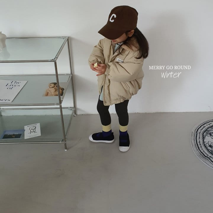 MERRY GO ROUND - Korean Children Fashion - #Kfashion4kids - Fleece Collar Padding Jacket - 3