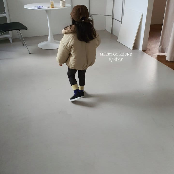 MERRY GO ROUND - Korean Children Fashion - #Kfashion4kids - Fleece Collar Padding Jacket - 5