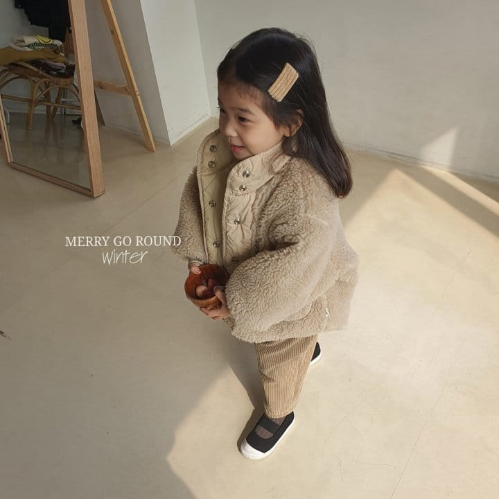 MERRY GO ROUND - Korean Children Fashion - #Kfashion4kids - Fleece Reversible Padding - 12