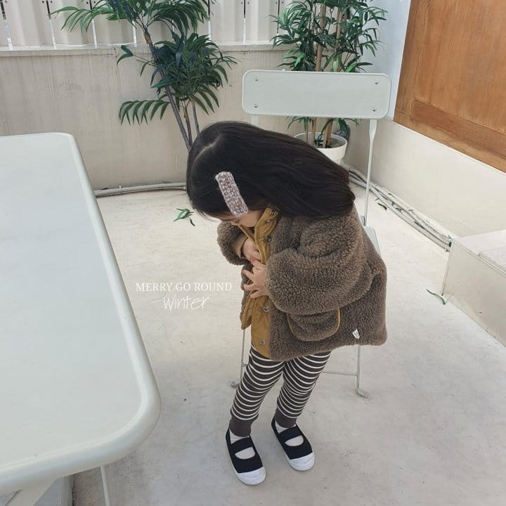 MERRY GO ROUND - Korean Children Fashion - #Kfashion4kids - Fleece Reversible Padding - 3