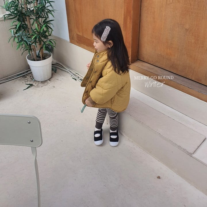 MERRY GO ROUND - Korean Children Fashion - #Kfashion4kids - Fleece Reversible Padding - 6