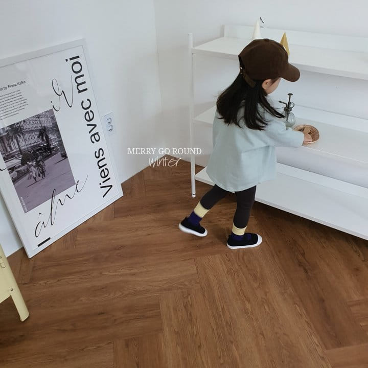 MERRY GO ROUND - Korean Children Fashion - #Kfashion4kids - Rib Fleece Leggings - 6