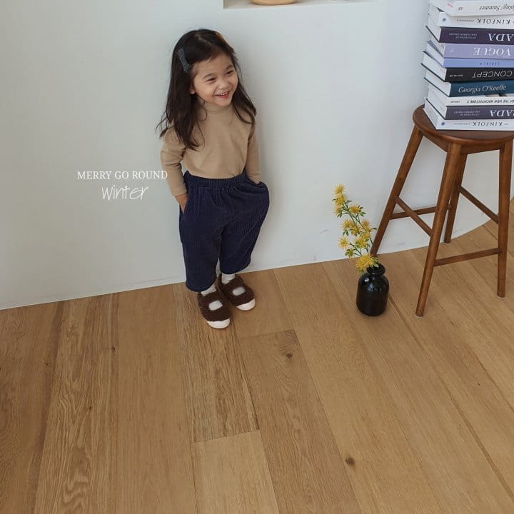 MERRY GO ROUND - Korean Children Fashion - #Kfashion4kids - Rib Pants - 2