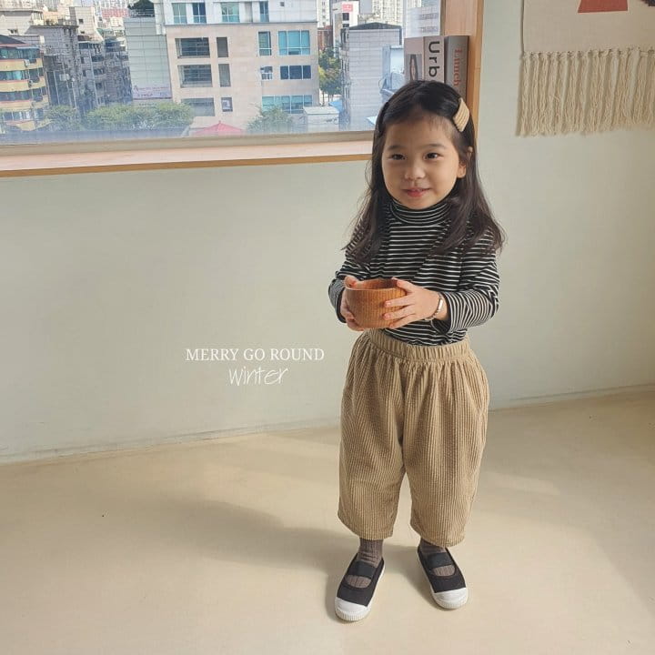 MERRY GO ROUND - Korean Children Fashion - #Kfashion4kids - Rib Pants - 7