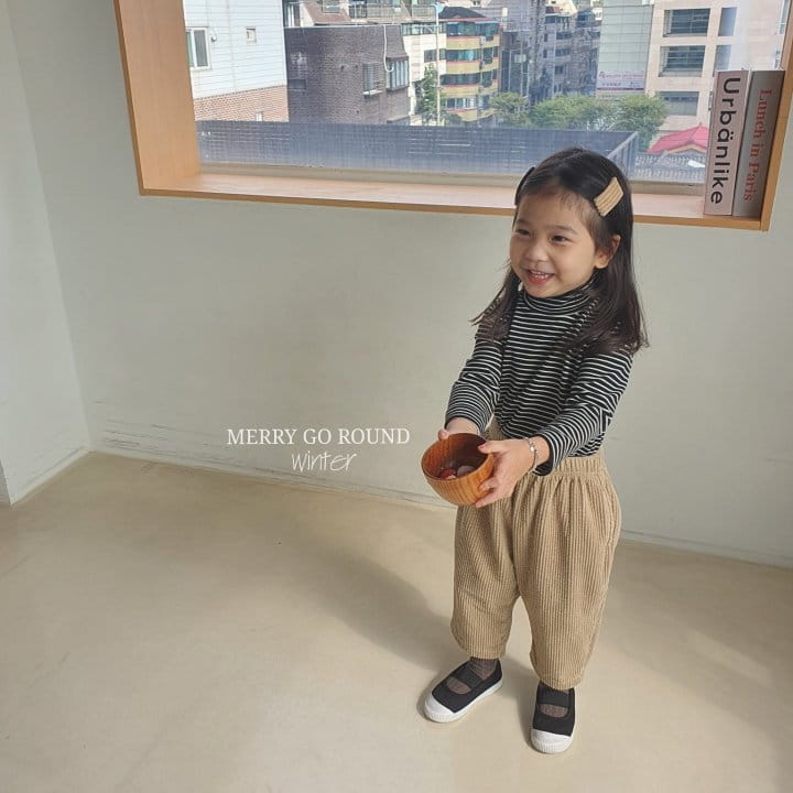 MERRY GO ROUND - Korean Children Fashion - #Kfashion4kids - Rib Pants - 8