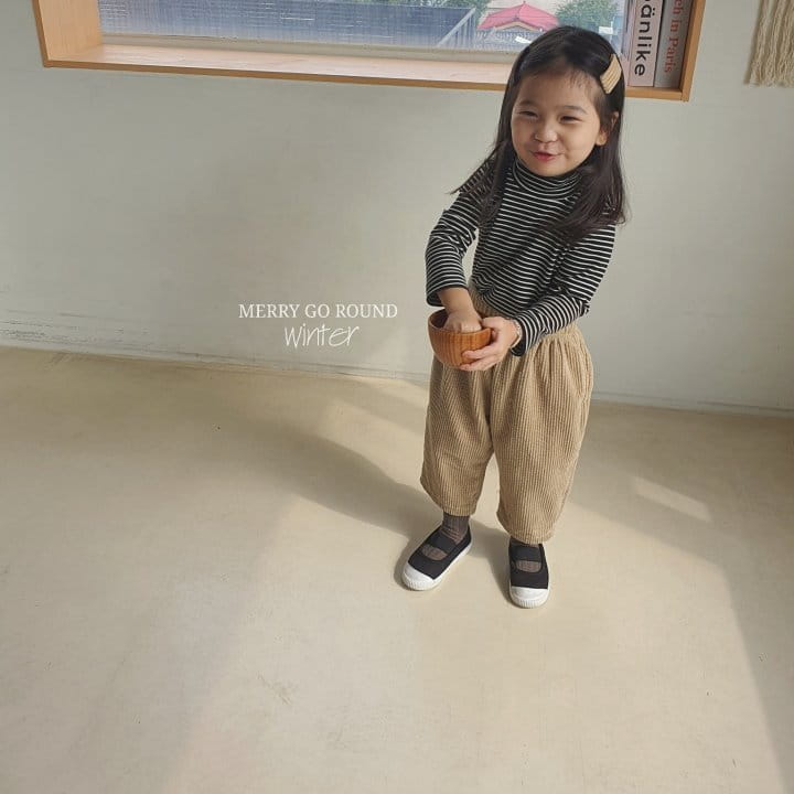 MERRY GO ROUND - Korean Children Fashion - #Kfashion4kids - Rib Pants - 9