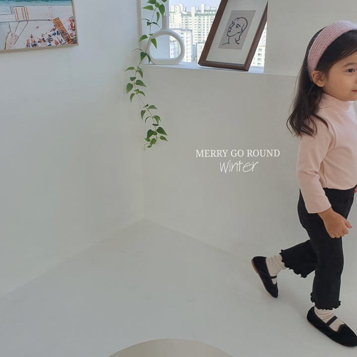 MERRY GO ROUND - Korean Children Fashion - #Kfashion4kids - Fleece Wave Bootscut - 7