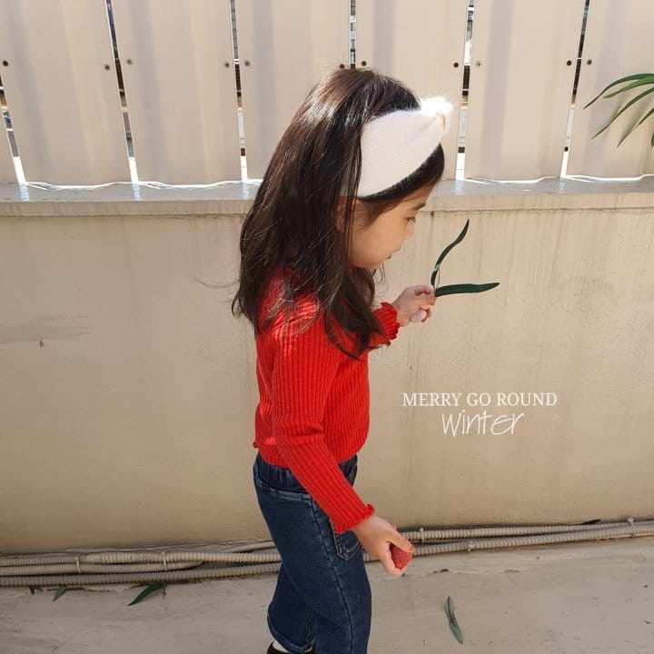 MERRY GO ROUND - Korean Children Fashion - #Kfashion4kids - Rib Wave Tee - 10